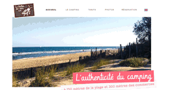 Desktop Screenshot of legrillondesmers.com